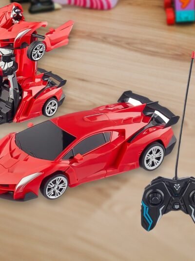 Robot Car Toy – 2-in-1 Transforming RC Car for Kids | Spark Tots
