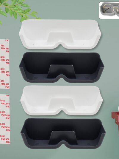 Wall Mounted Sunglasses Holder – 4 Pc Adhesive Set | GlimmerHome