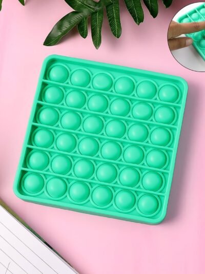 Stress Relief Silicone Pop It Fidget Toy � Durable & Portable