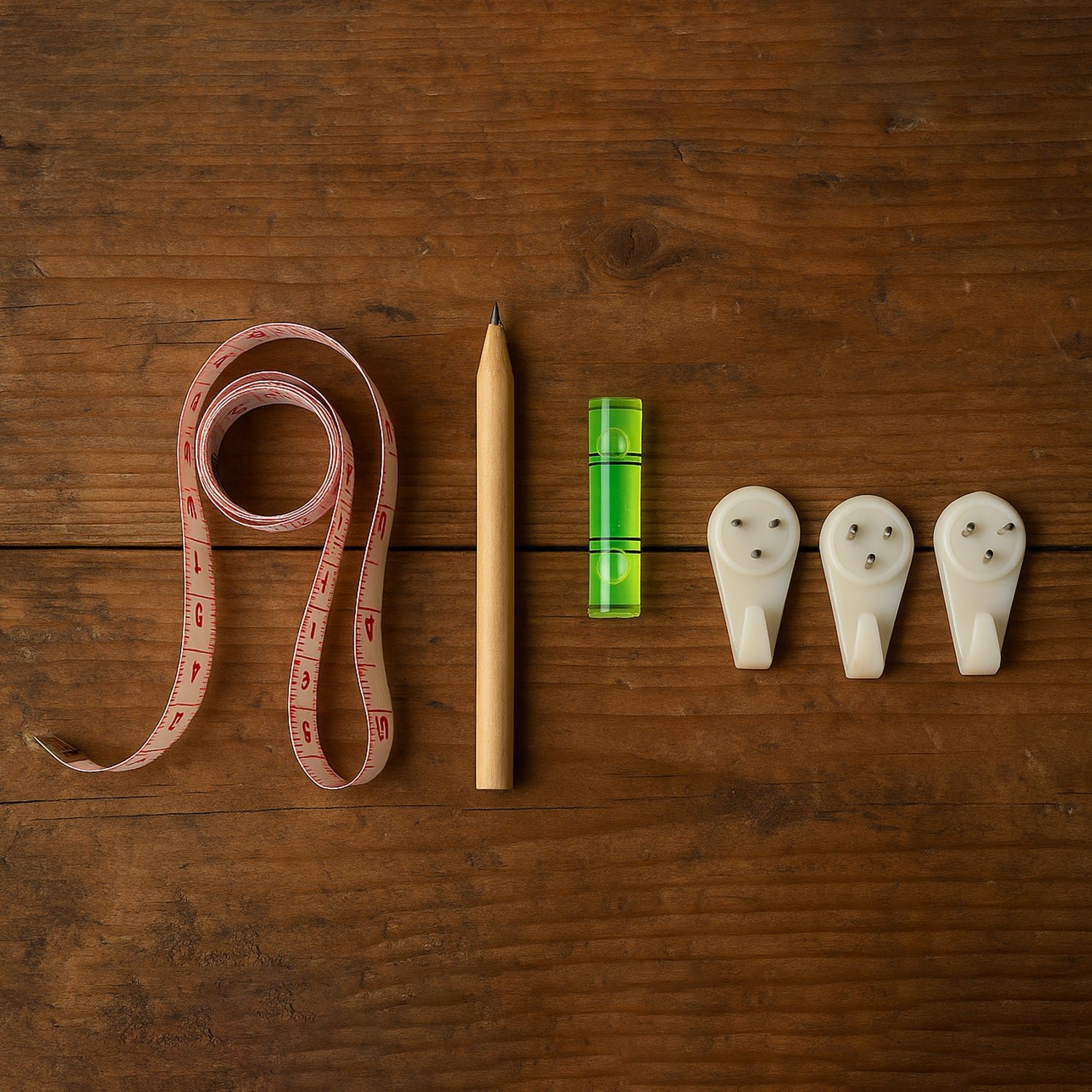 Wall Hanging Tool Kit – 6-in-1 Measurement & Level Set