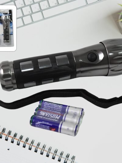 LED Hand Torch � Aluminium, Rubber Grip | Indo Glow