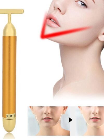 Vibrating Face Massager – Golden Energy for Radiant Skin | Velvet Wellness