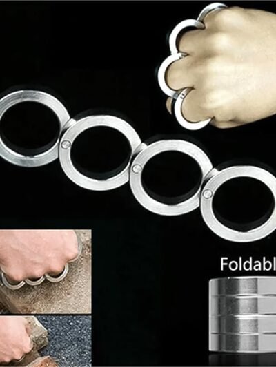 Fidget Ring � Portable 4-Finger Rotating Stainless Steel | Menclave