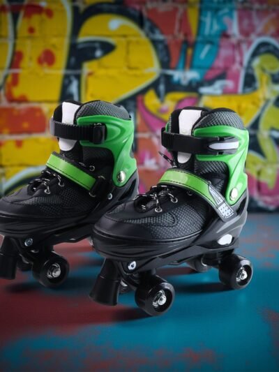 Kids Adjustable Quad Roller Skates – Comfortable & Durable