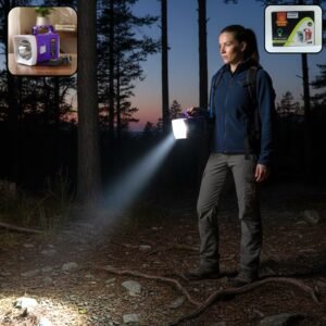 Rechargeable LED Laser Torch – High Power Long Range Emergency Light