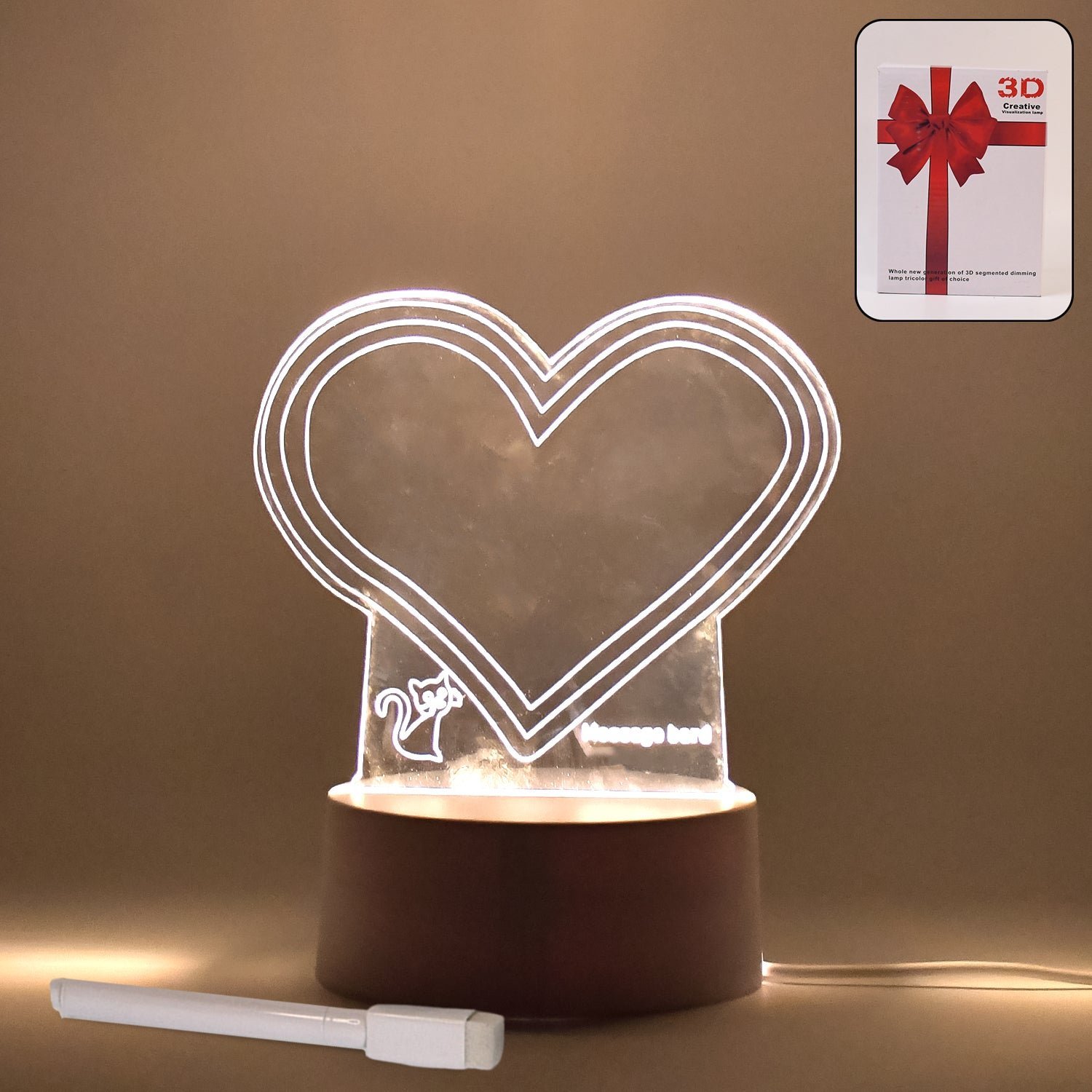 Visualization Lamp 3D Acrylic – Creative Desk Night Light