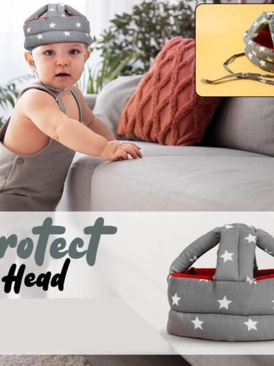 Baby Safety Helmet – Soft Head Protection for Crawling & Walking