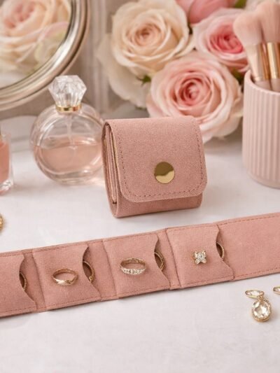 Jewellery Storage Pouch – Compact Foldable Travel Organizer