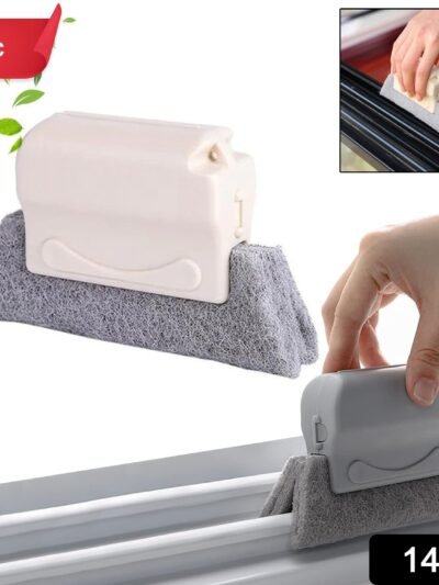Window Groove Cleaning Brush – Slim Crevice Cleaner | Velvet Wipe