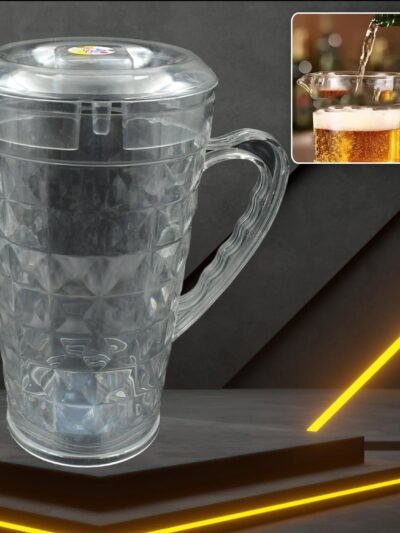 Mocktail PET Plastic Jug – Diamond Cut Design, BPA-Free | ChillPour