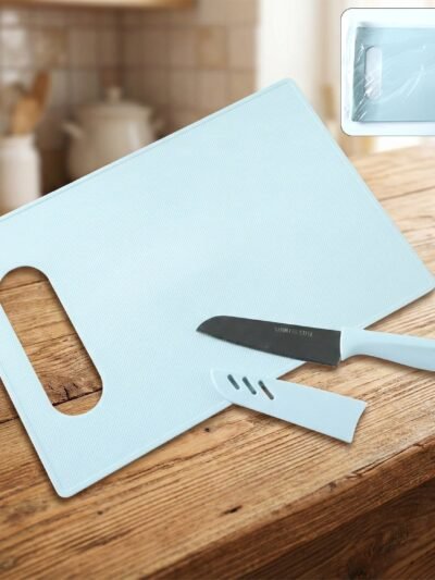 Kitchen Chopping Board with Knife – 2-in-1 Multipurpose Set