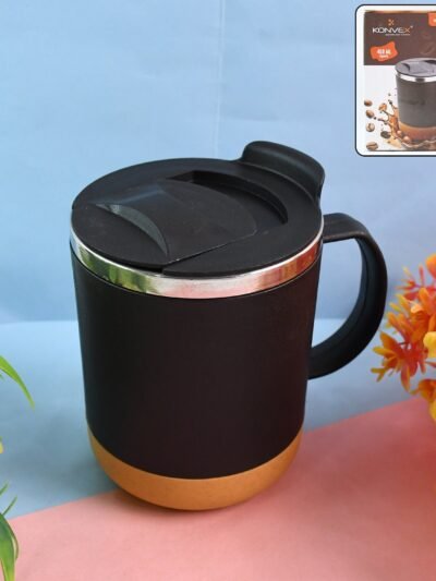 Insulated Coffee Mug – Spill-Proof Lid & 450ml Capacity