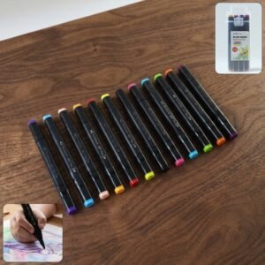 Acrylic Dual Tip Marker Set – Vibrant Watercolor Art Pens