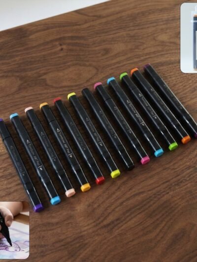 Acrylic Dual Tip Marker Set – Vibrant Watercolor Art Pens
