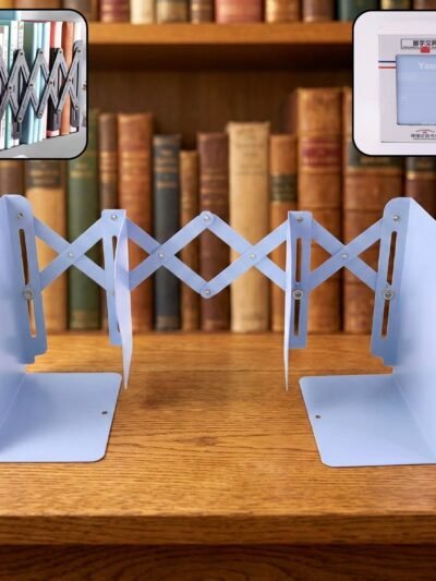 Adjustable Book Organizer Stand – Expandable, Space-Saving Design