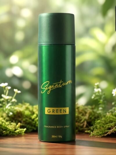 Men's Green Fragrance Body Spray – Long Lasting Fresh Scent