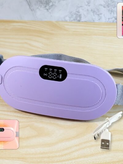 Menstrual Cramp Relief Belt – Rechargeable Heating Pad | Velvet Wellness