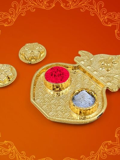 Raksha Bandhan Puja Thali – Kalash Shape Special | Styleva
