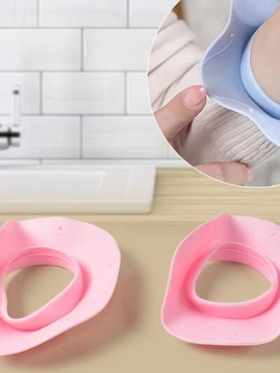 Silicone Wrist Bands for Face Washing – Water-Stop Barrier (2 Pc)
