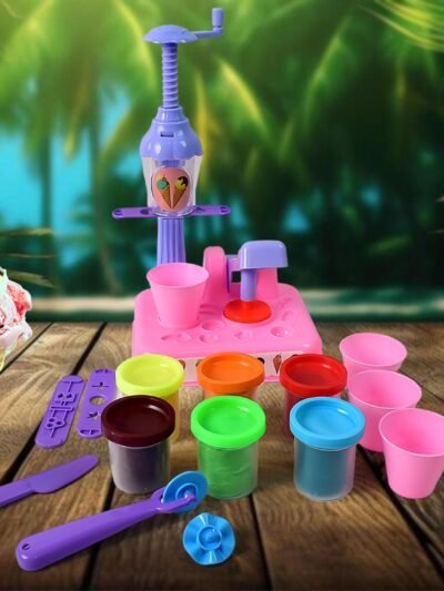 Play Dough Set � Ice Cream Maker & Scoop Kit | Aditi