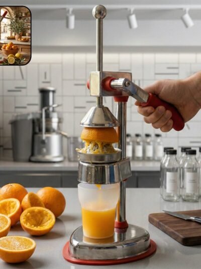 Manual Juicer – Durable Stainless Steel Citrus Extractor
