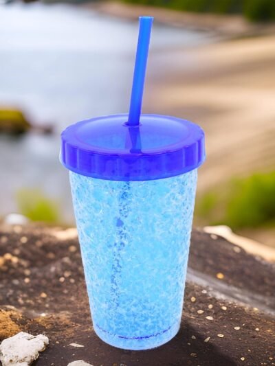 Reusable Sipper Tumbler – 500ml with Lid & Straw | Indo Glow