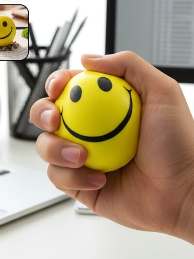 Soft Foam Smiley Toy Ball – Stress Relief for Kids & Adults