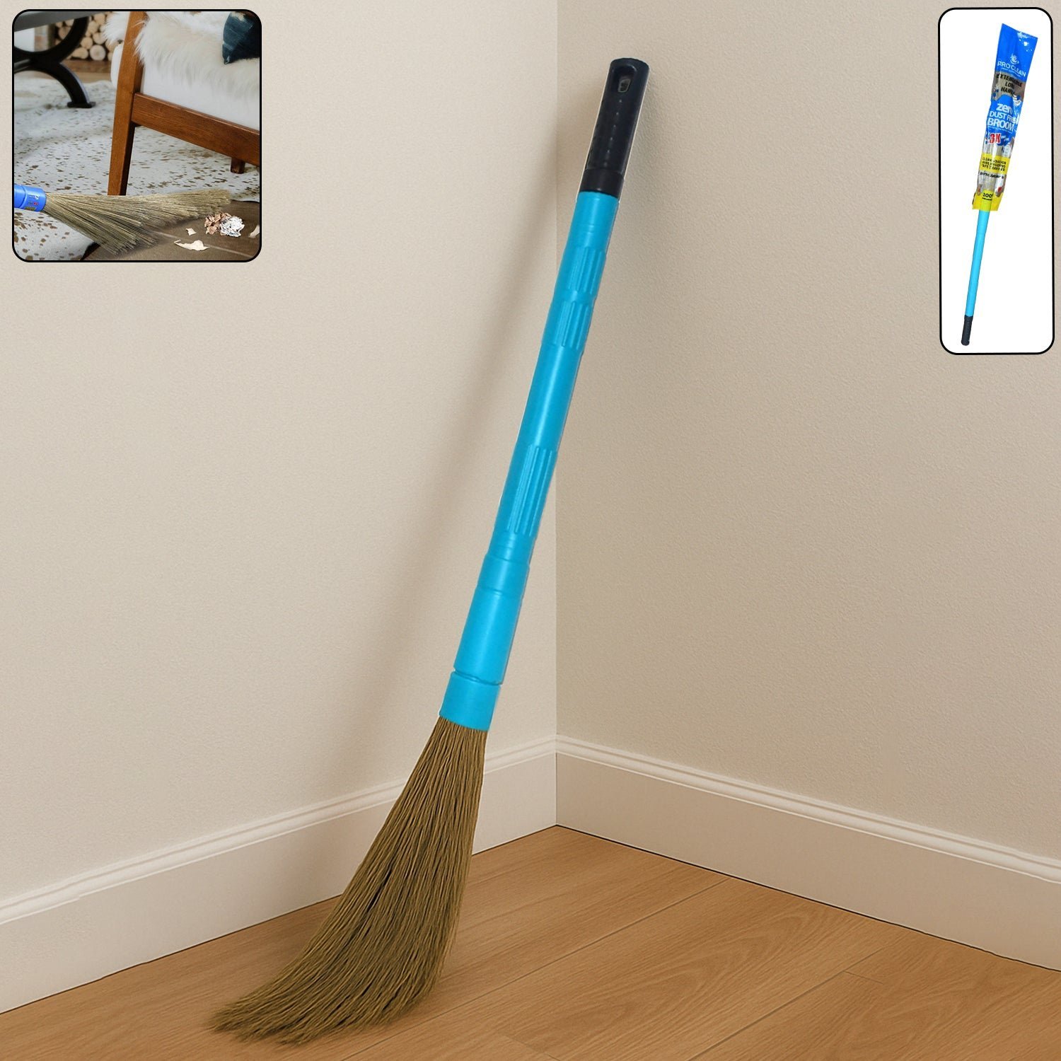 Floor Broom – Adjustable Handle for Easy Cleaning