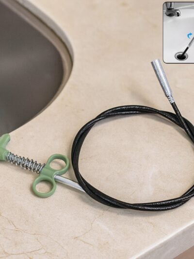 Spring Drain Cleaning Tool – Flexible 157 cm with Ergonomic Grip