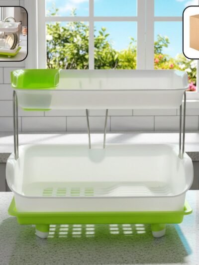 Kitchen Dish Drying Rack – Space-Saving Multi-Tier Design for Organized Countertops