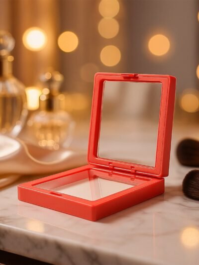 Transparent Jewellery Display Box – 3D Floating Organizer with Magnetic Lock