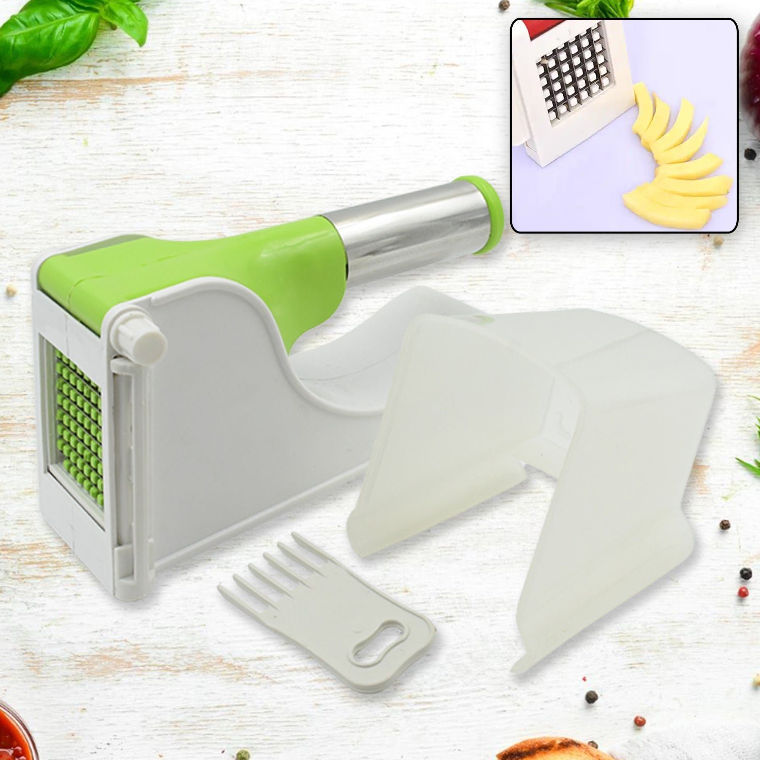 French Fry Chipser – Virgin Plastic Potato Slicer | ChefAura