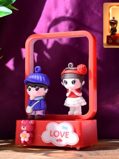Love Couple LED Figurine Light – Romantic Decorative Lamp