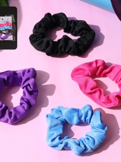 Hair Scrunchies Set – Soft, No-Pull & Crease-Free Bands