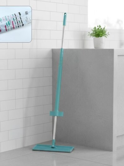 Flat Floor Cleaning Mop – Long Handle & Slim Rectangular Head