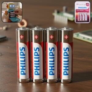 AA Alkaline Batteries – 4 Pack Long Lasting Power Cells