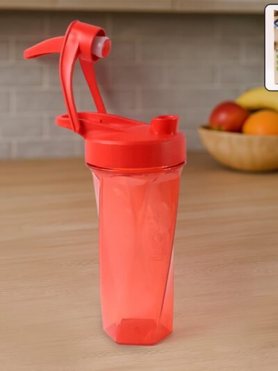 Fitness Shaker Bottle – Manual Stirring with Hand Crank, 800 ML