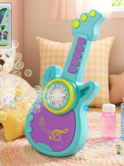 Electric Guitar Bubble Machine – Automatic Fun for Kids