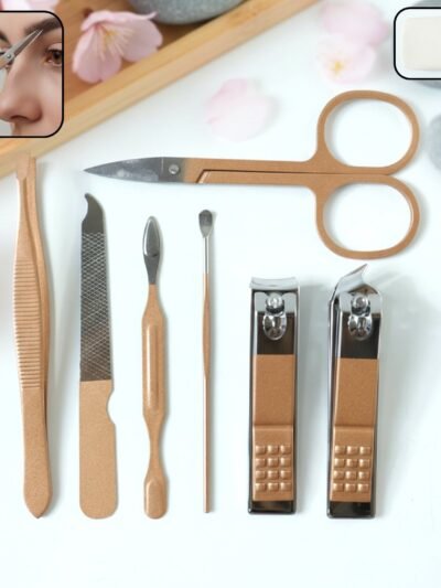 Manicure Kit – 7-in-1 Premium Grooming Set with Compact Case