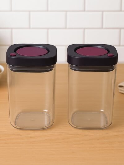 Airtight Kitchen Storage Containers – 2 Pc Set 1200ml Each