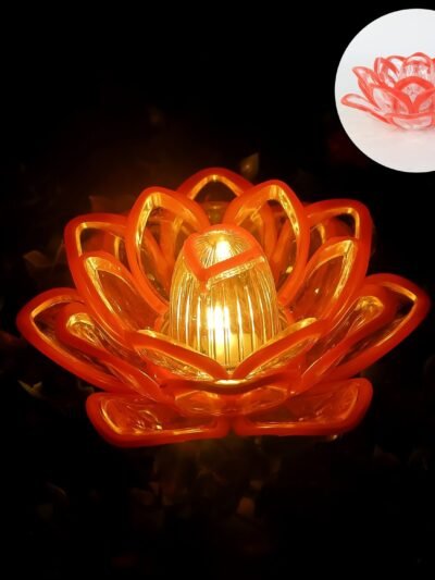 Lotus LED Candle Light – Safe Flameless Decorative Glow