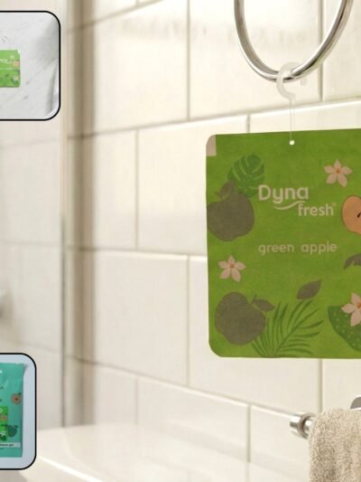 Green Apple Hanging Air Freshener Gel – Long Lasting Fruity Fragrance