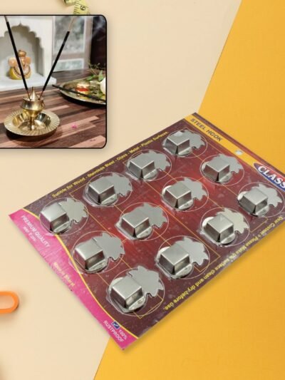 Stainless Steel Agarbatti Stand – Wall Mounted 12 Pack | Indo Glow