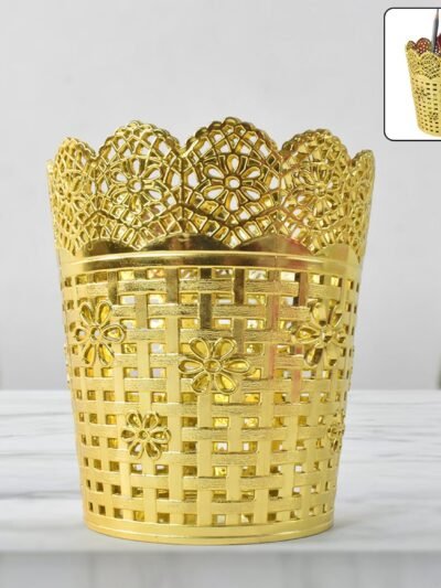 Metal Mesh Pen Holder – Durable Office Desk Organizer Stand