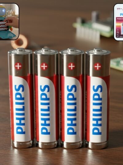 AAA Alkaline Batteries – Long-Lasting 4-Pack Power Cells