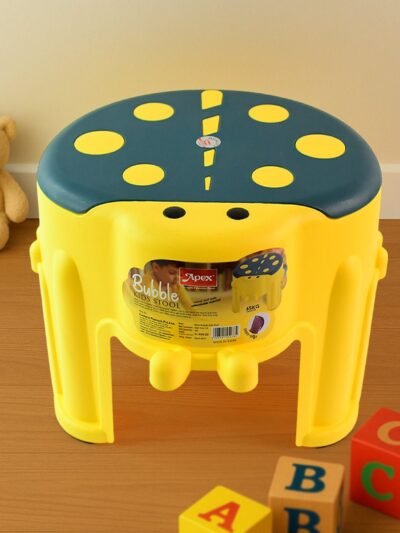 Kids Step Stool – Durable Apex Bubble Plastic with Non-Slip Seat