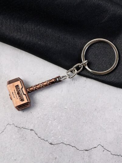 Metal Hammer Keychain – Durable Zinc Alloy Mini Keyring