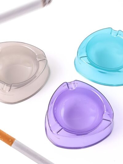 Unbreakable Plastic Ashtray � Stylish & Durable for Indoor & Outdoor Use
