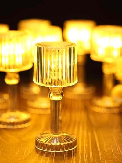 Mini Acrylic LED Desk Lamp – Crystal Design & Portable | Voltronic