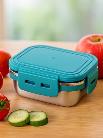 Stainless Steel Mini Food Container – 200ml Airtight Leak-Proof